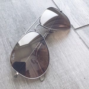 Authentic Ray-Ban aviator sunglasses